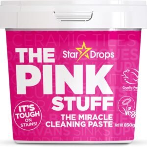 The Pink Stuff Miracle Cleaning Paste 850g - Vegan Multi Purpose Household Surface Cleaner - Non-Toxic