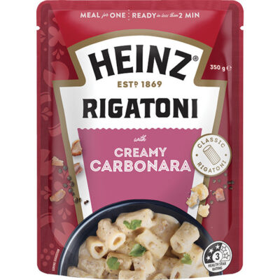 Heinz Pasta Rigatoni Carbonara 350g