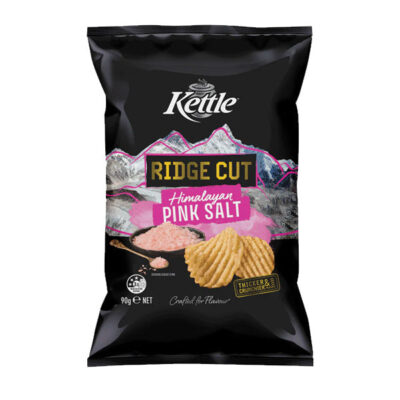 Kettle Ridge Cut Himalayan Salt Chips 90g