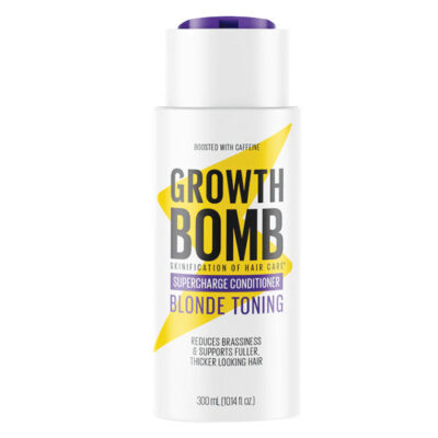 Growth Bomb Blonde Toning Shampoo or Conditioner 300ml