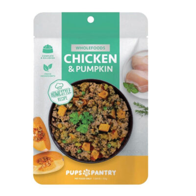 Pups in the Pantry Homestyle Chicken & Pumpkin Dog Food 255g